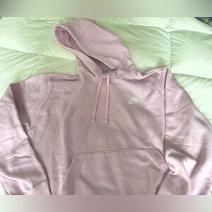 Nike Light Pink Pullover Hoodie. Great condition size M.